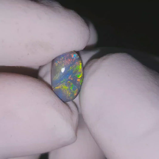 Gem Grade Solid LR Black Opal form Australia