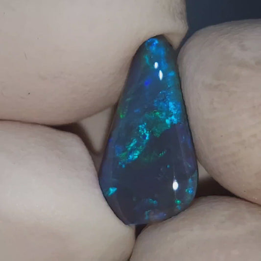 Lightning Ridge Solid Black Opal